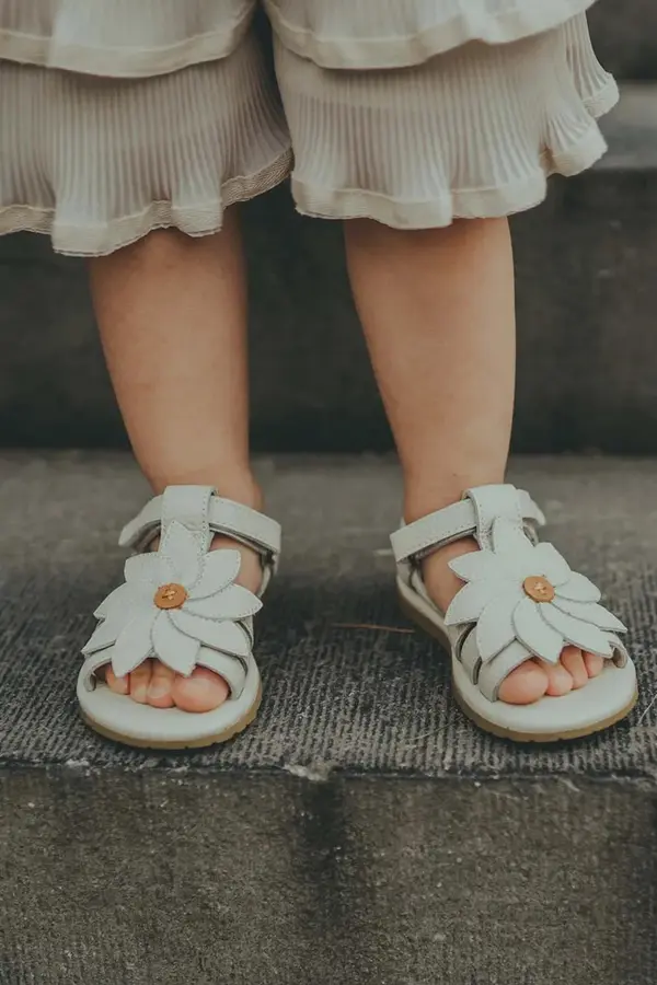 Donsje Donsje Dječje kožne sandale Donsje Iles Fields Sandals Daisy