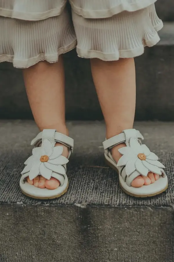 Donsje Donsje Dječje kožne sandale Donsje Iles Fields Sandals Daisy