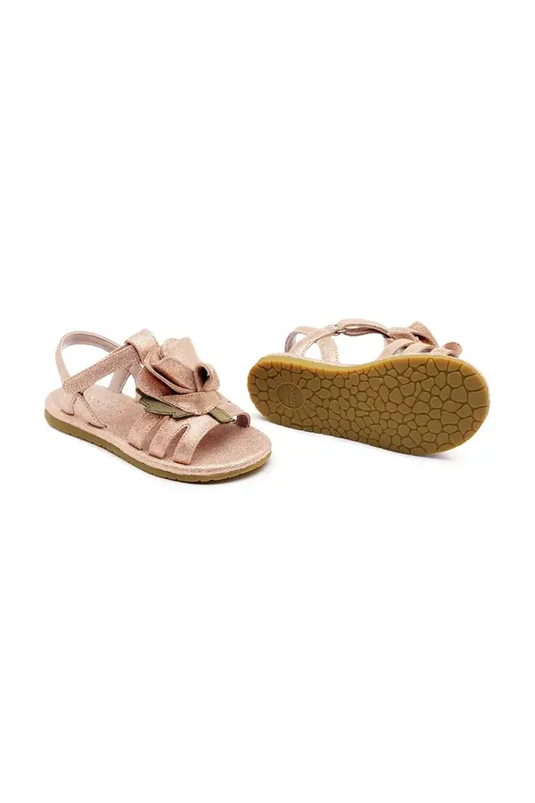 Donsje Donsje sandale za djecu od kože Fiyola Sandals Rose