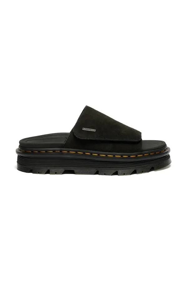 Dr. Martens Dr. Martens natikače s platformom od brušene kože ZebZag Slide