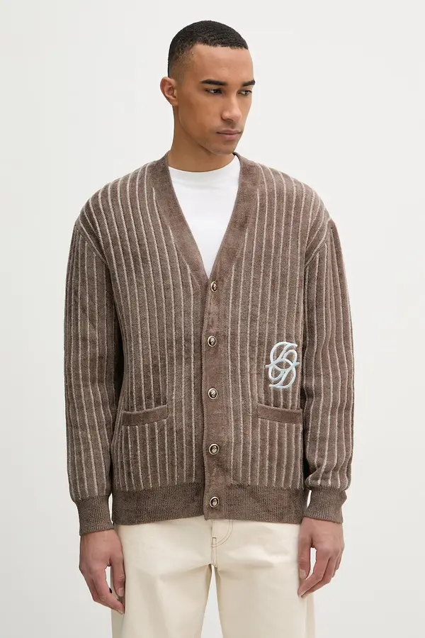 Drôle de Monsieur Drôle de Monsieur kardigan za muškarce s dodatkom vune Le Cardigan Monogramme