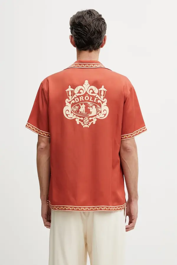 Drôle de Monsieur Drôle de Monsieur košulja za muškarce od lyocella Chemise Brodée Danseurs