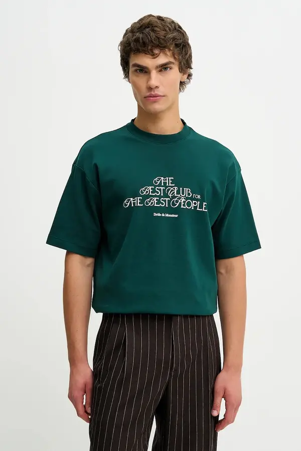 Drôle de Monsieur Drôle de Monsieur majica muška pamučna Le T-shirt "The Best Club"