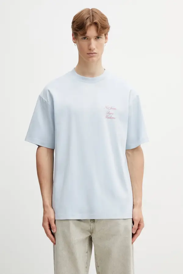 Drôle de Monsieur Drôle de Monsieur majica za muškarce od pamuka Le T-Shirt Slogan Calligraphy