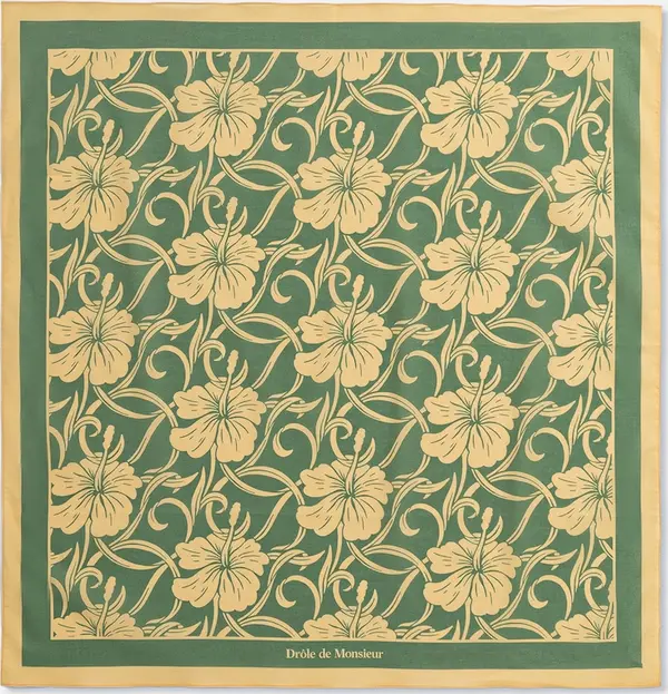 Drôle de Monsieur Drôle de Monsieur marama za muškarce pamučna Monogramme Hibiscus