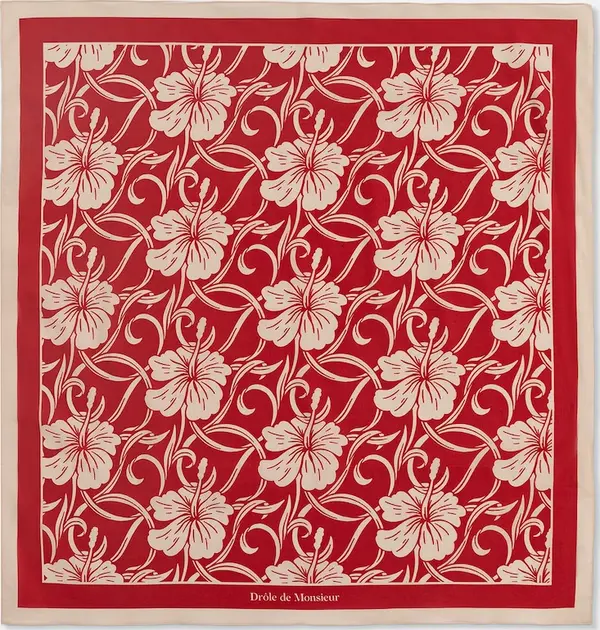 Drôle de Monsieur Drôle de Monsieur marama za žene pamučna Monogramme Hibiscus