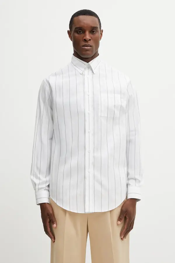 Drôle de Monsieur Drôle de Monsieur Pamučna košulja Drôle de Monsieur Chemise Rayée Monogramme