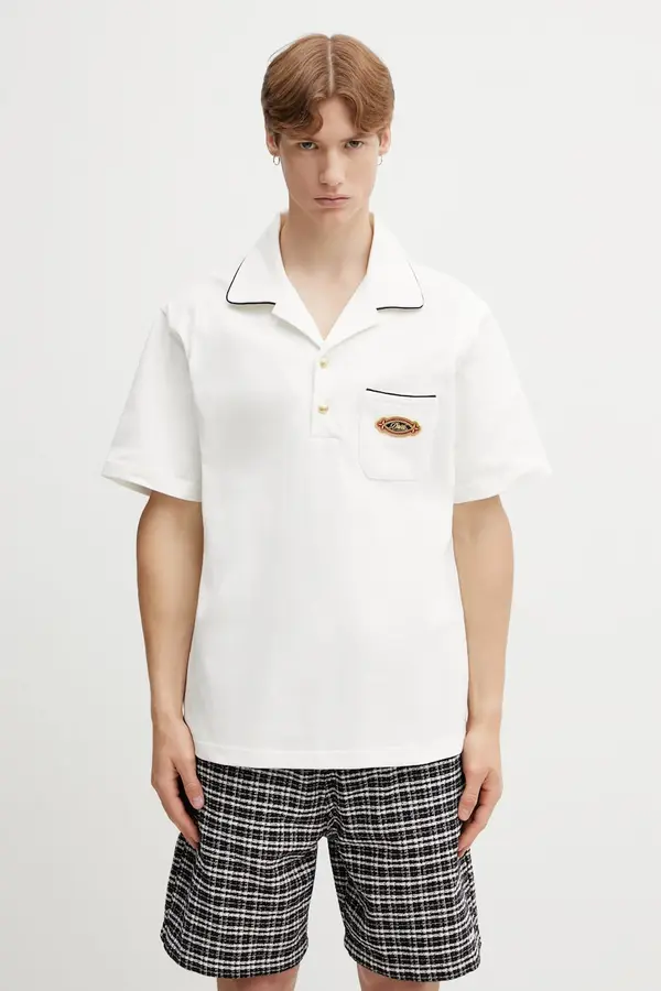 Drôle de Monsieur Drôle de Monsieur polo za muškarce od pamuka Patch