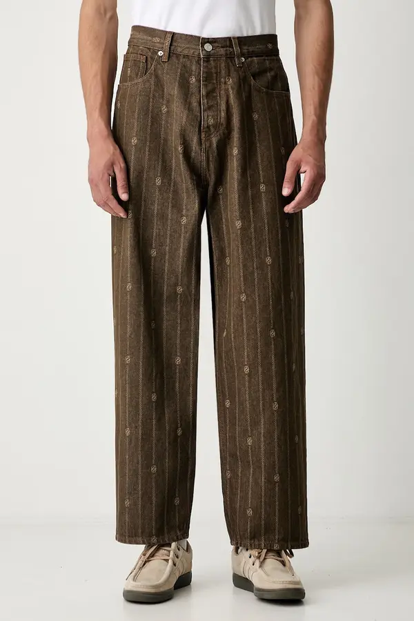Drôle de Monsieur Drôle de Monsieur relaxed fit traperice za muškarce Monogram