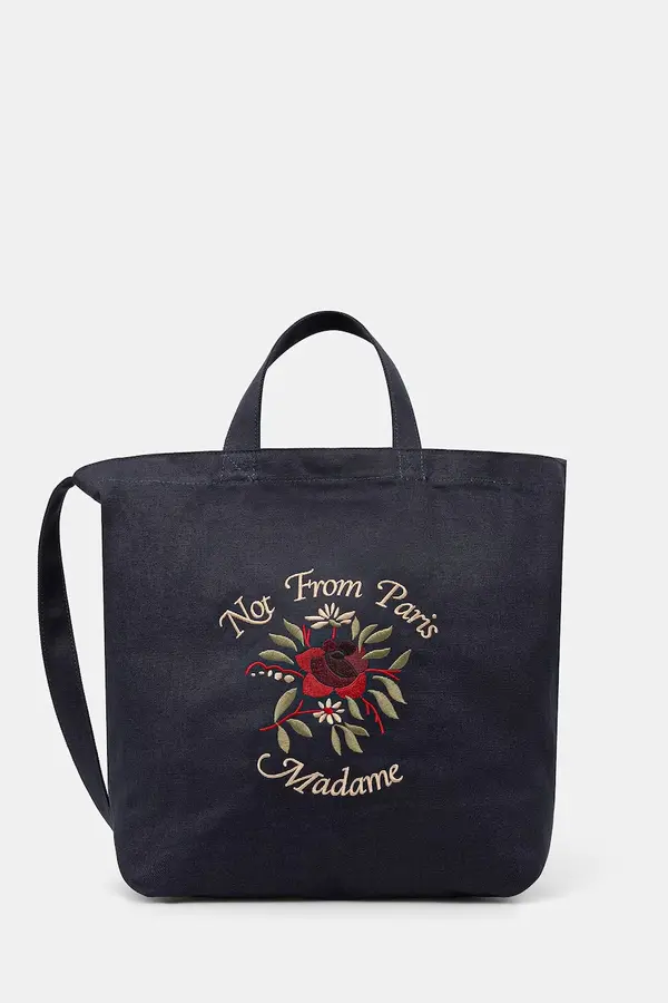Drôle de Monsieur Drôle de Monsieur torba pamučna Sac Tote Slogan Rose