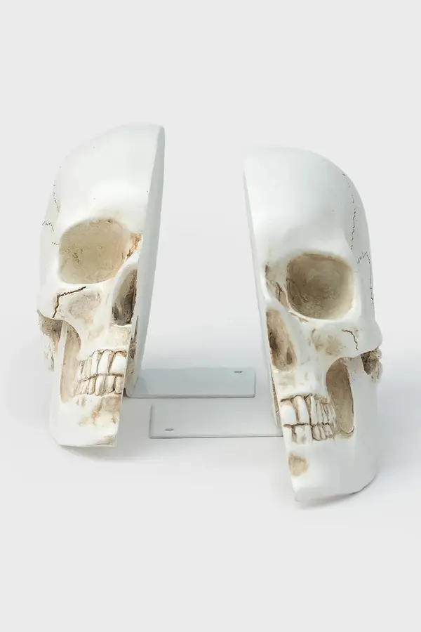 Luckies of London Držači za knjige Luckies of London Skull 12,3 x 15 x 21,5 cm 2-pack