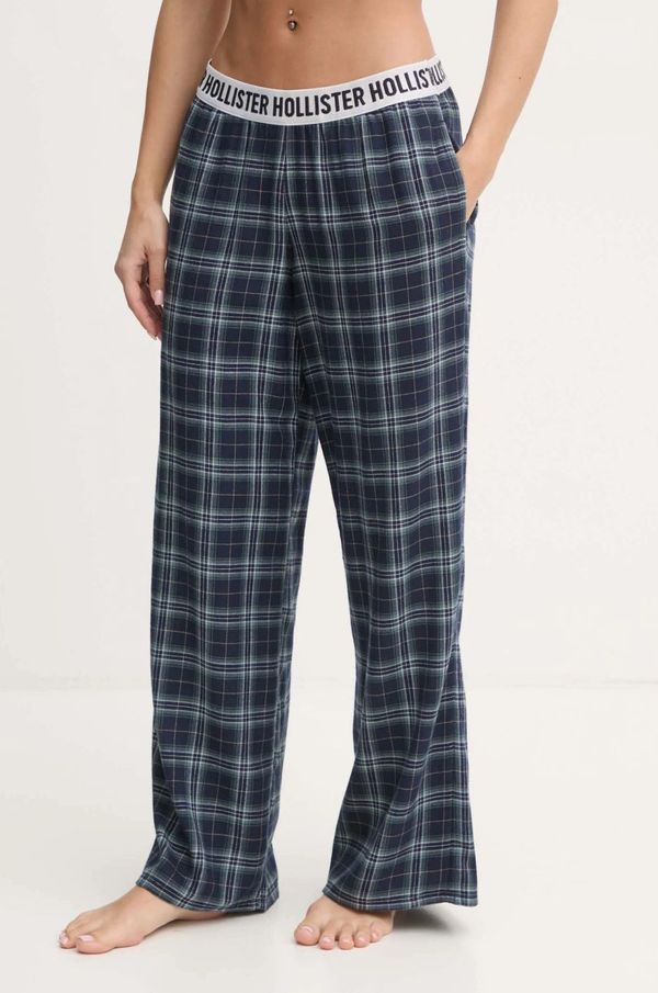 Hollister Co. Dugi donji dio pidžame Hollister Co. za žene, boja: tamno plava, KI346-4062