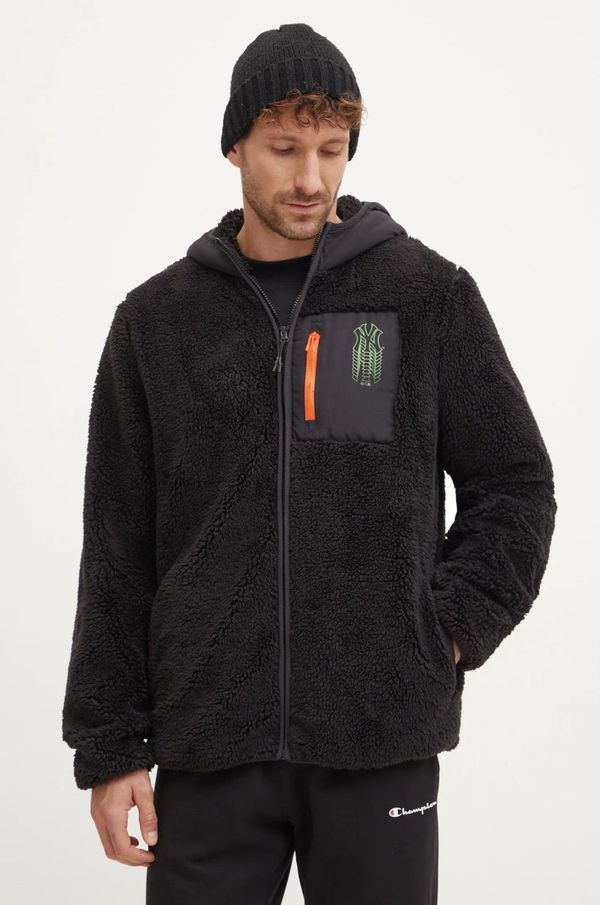 47 brand Dukserica 47 brand MLB New York Yankees za muškarce, boja: crna, s kapuljačom, bez uzorka, BB017PMMVVO620786JK