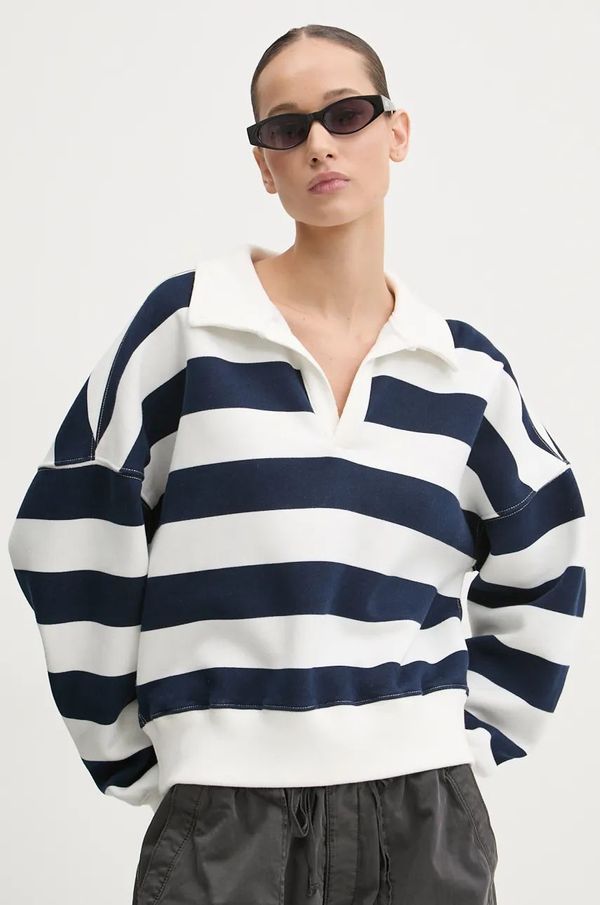 Abercrombie & Fitch Dukserica Abercrombie & Fitch za žene, boja: bež, s uzorkom, KI152-4156