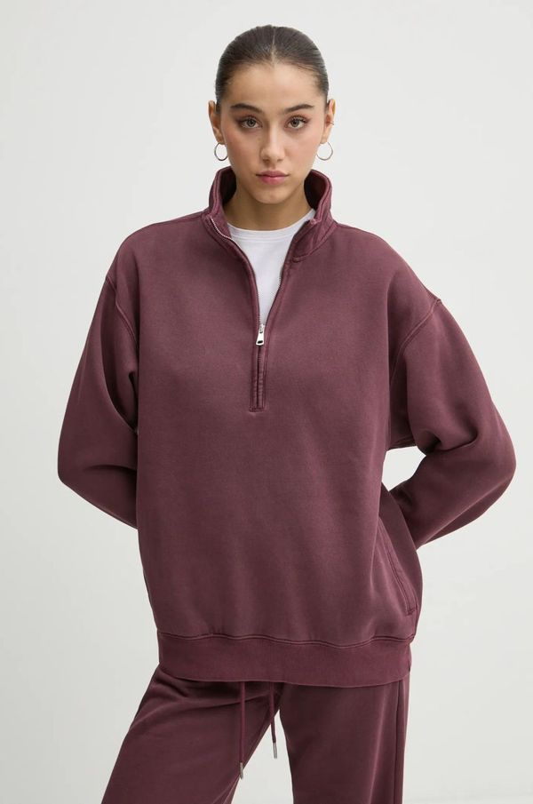 Abercrombie & Fitch Dukserica Abercrombie & Fitch za žene, boja: ljubičasta, bez uzorka, KI152-4239