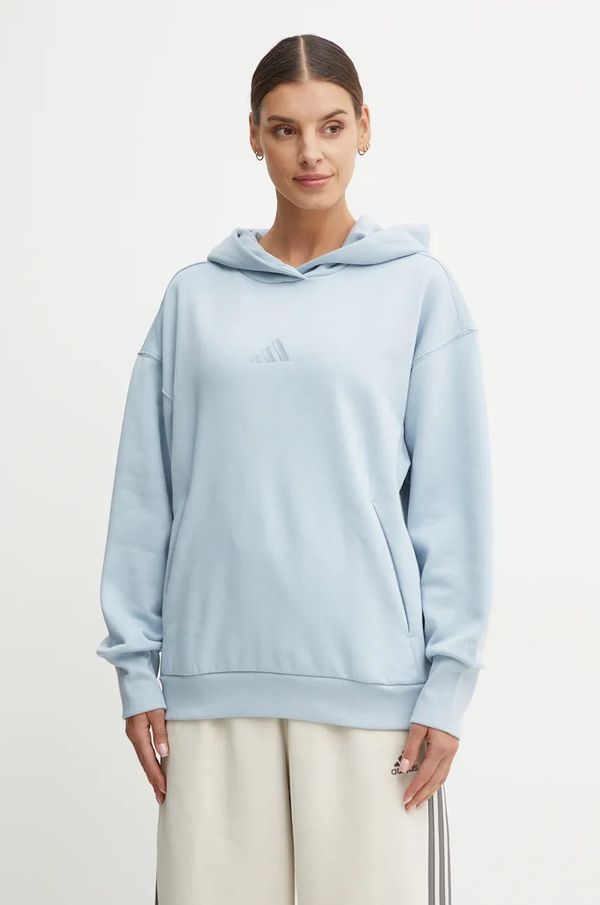 adidas Dukserica adidas All SZN za žene, s kapuljačom, s aplikacijom, IY6767