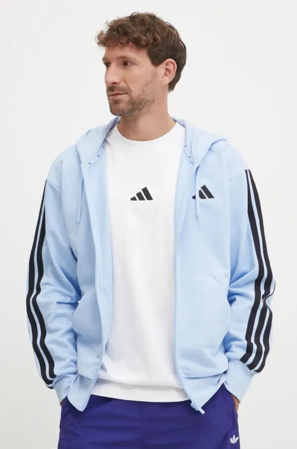 adidas Dukserica adidas Essentials za muškarce, s kapuljačom, s aplikacijom, JE6342