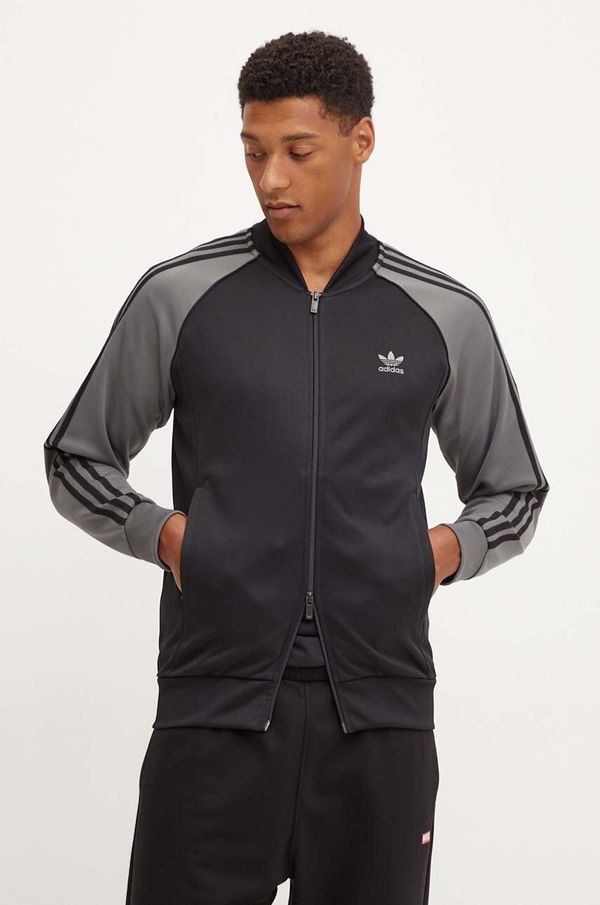 adidas Originals Dukserica adidas Originals Adicolor Classics za muškarce, boja: crna, s uzorkom, IY9858