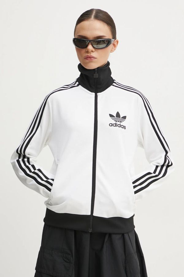 adidas Originals Dukserica adidas Originals Adicolor za žene, boja: bijela, s uzorkom, JC5806