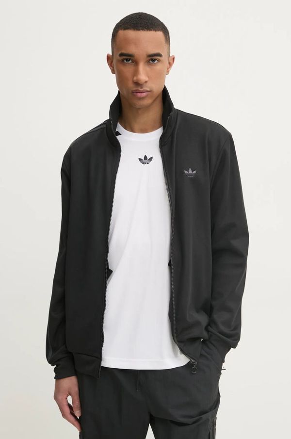 adidas Originals Dukserica adidas Originals BB TT za muškarce, boja: crna, s aplikacijom, JC7417