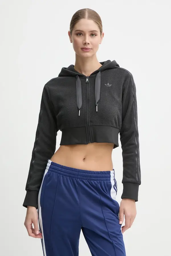 adidas Originals Dukserica adidas Originals Femme Galore Short Fulzip Hoodie