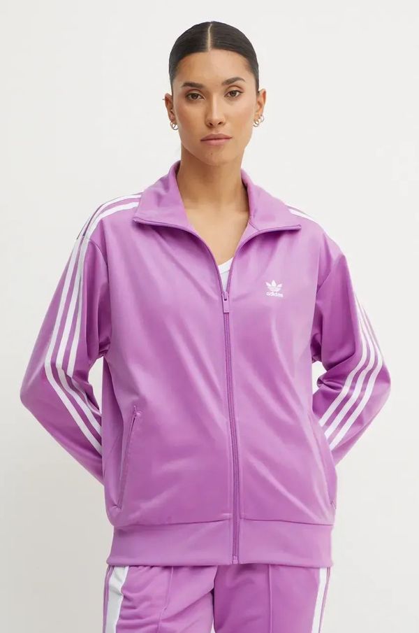 adidas Originals Dukserica adidas Originals Firebird za žene, boja: ljubičasta, s aplikacijom, IY4741