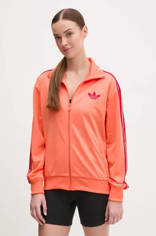 adidas Originals Dukserica adidas Originals Firebird za žene, boja: narančasta, s aplikacijom, JP2294