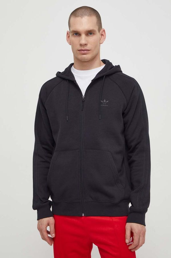 adidas Originals Dukserica adidas Originals SST Hoodie za muškarce, boja: tamno plava, s kapuljačom, tiskom