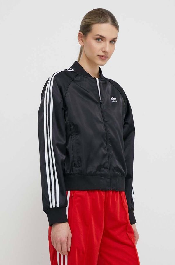 adidas Originals Dukserica adidas Originals SST Loose za žene, boja: crna, s aplikacijom