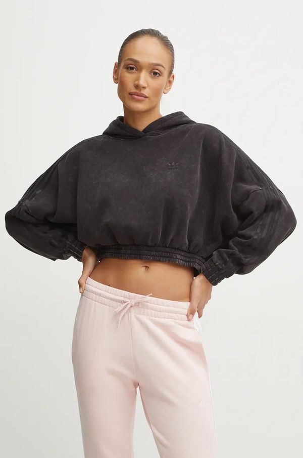 adidas Originals Dukserica adidas Originals za žene, boja: crna, s kapuljačom, IW5573