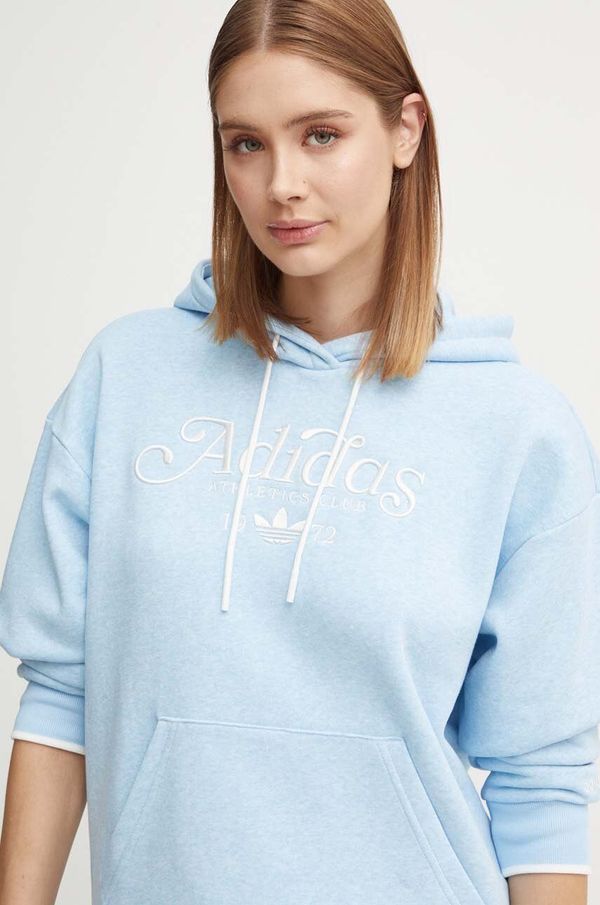 adidas Originals Dukserica adidas Originals za žene, s kapuljačom, melanž, IX3535