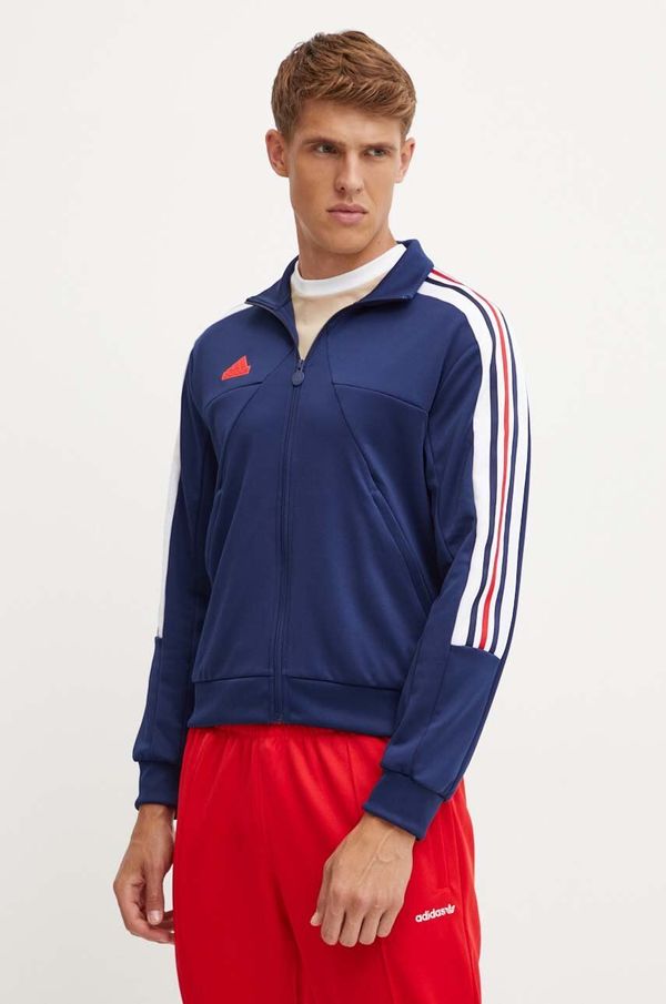 adidas Dukserica adidas Tiro za muškarce, boja: tamno plava, s aplikacijom, IY2068
