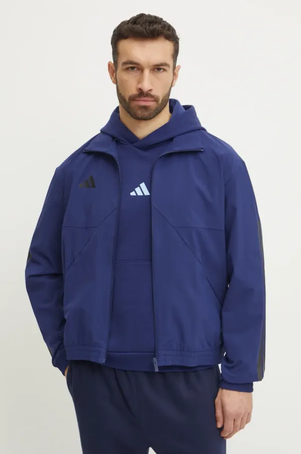 adidas Dukserica adidas Tiro za muškarce, boja: tamno plava, s uzorkom, JC6668