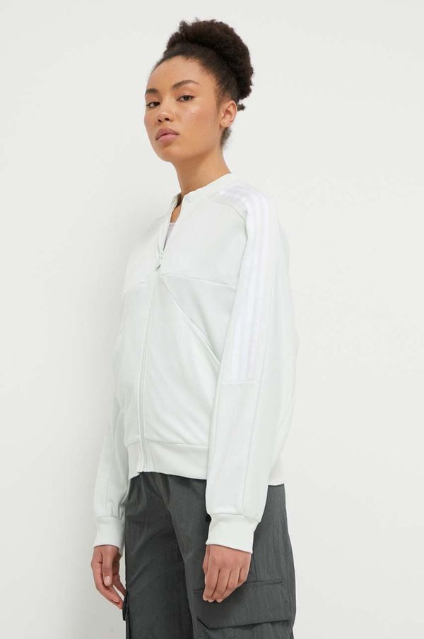 adidas Dukserica adidas TIRO za žene, boja: zelena, s aplikacijom