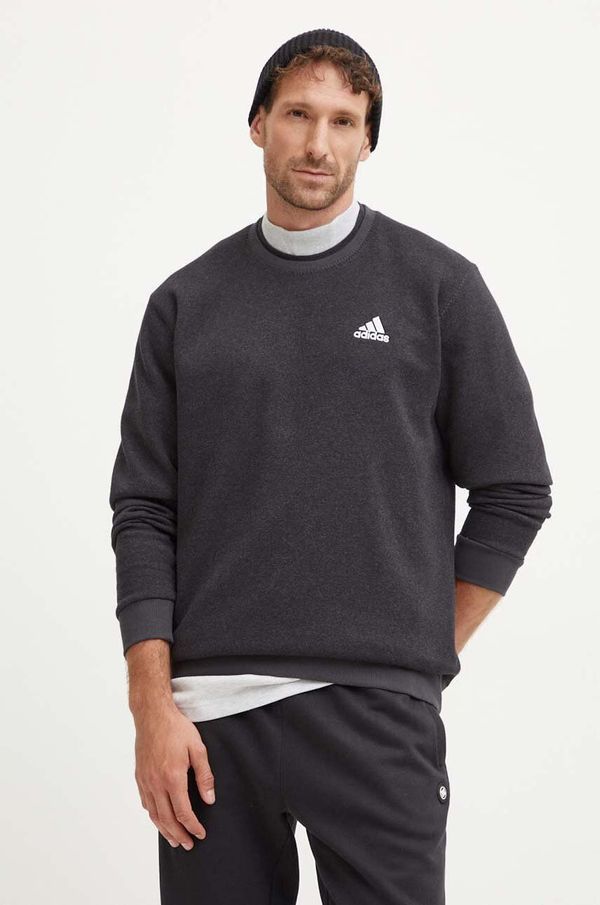 adidas Dukserica adidas za muškarce, boja: siva, bez uzorka, IX1301