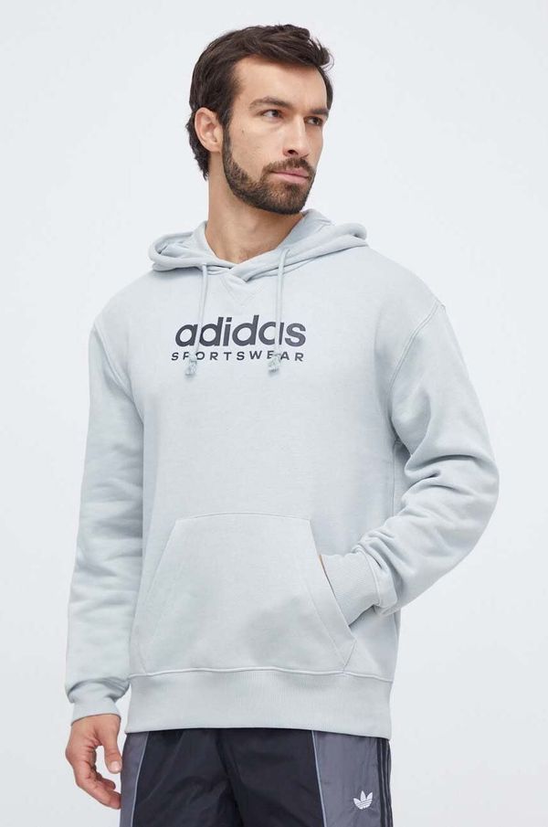 adidas Dukserica adidas za muškarce, s kapuljačom, s tiskom