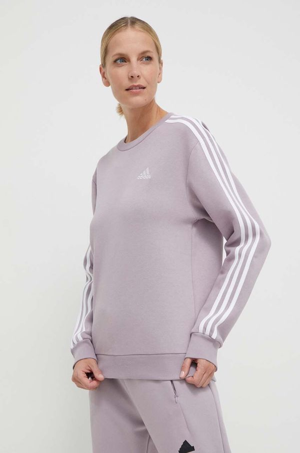 adidas Dukserica adidas za žene, boja: ružičasta, s aplikacijom IR6081