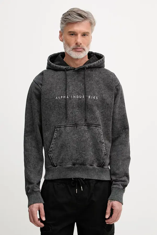 Alpha Industries Dukserica Alpha Industries Acid Logo Hoodie