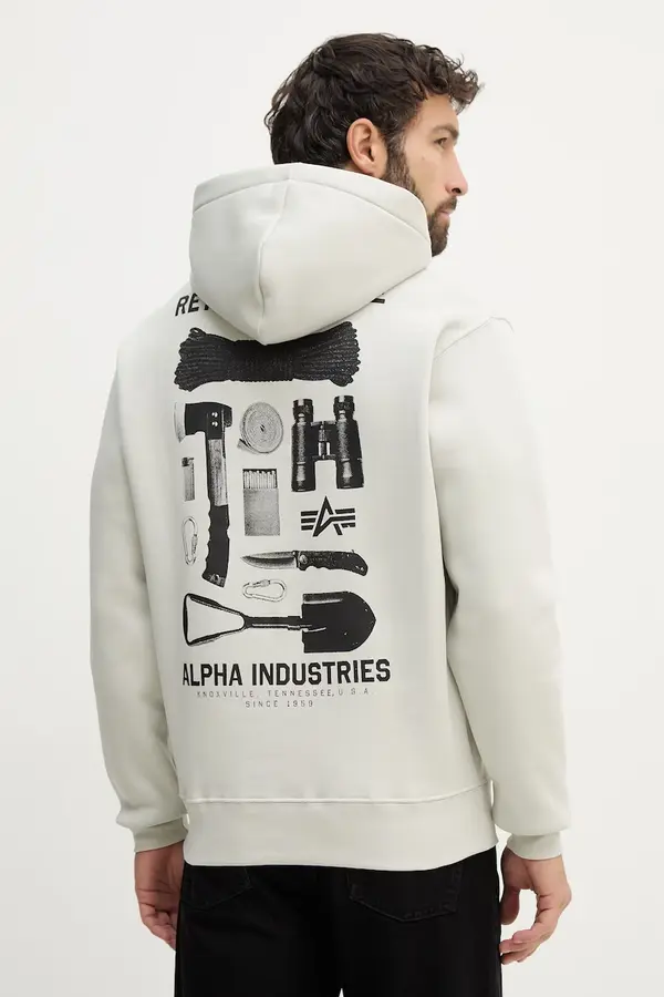 Alpha Industries Dukserica Alpha Industries Return To Base Hoodie