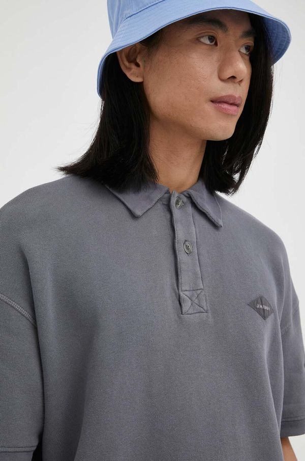 American Vintage Dukserica American Vintage boja: siva, glatka