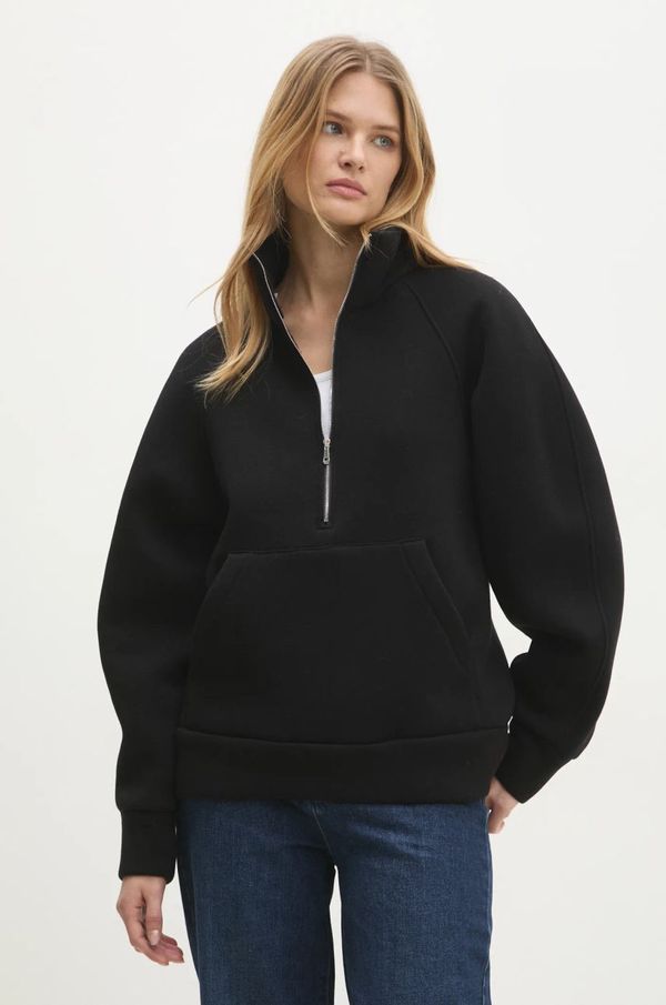 Answear Lab Dukserica Answear Lab za žene, boja: crna, bez uzorka