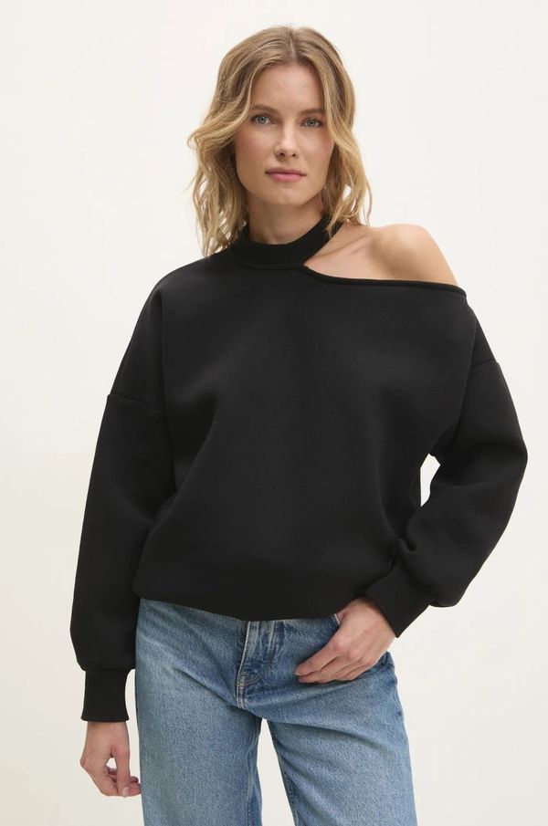 Answear Lab Dukserica Answear Lab za žene, boja: crna, bez uzorka