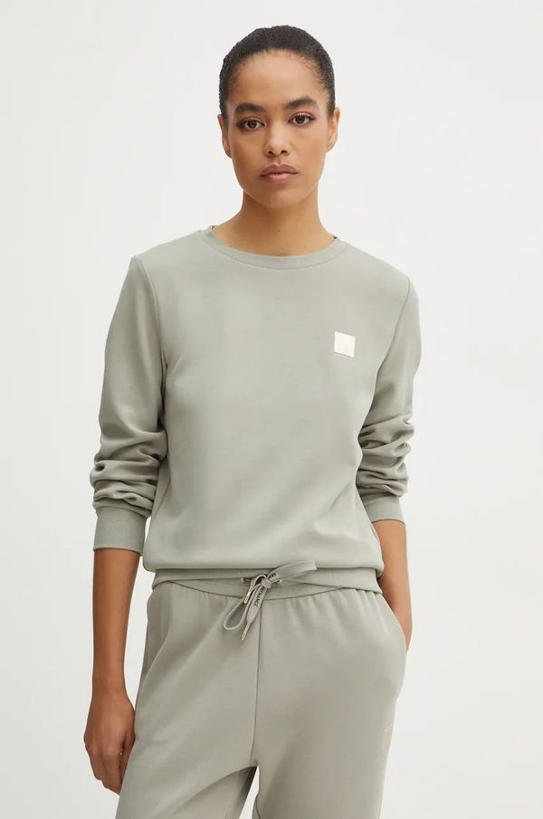 Armani Exchange Dukserica Armani Exchange za žene, boja: siva, bez uzorka, 6DYM62 YJFYZ