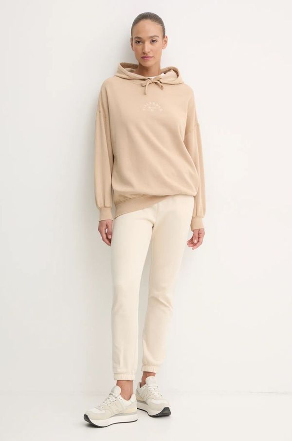 Billabong Dukserica Billabong So Classic za žene, boja: bež, s kapuljačom, bez uzorka, ABJFT00460