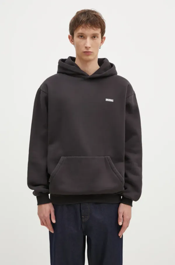 Butter Goods Dukserica Butter Goods Basic Pullover Hood za muškarce, boja: crna, s kapuljačom, bez uzorka, BG243203
