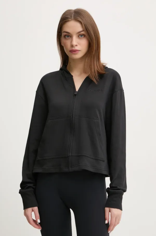 Calvin Klein Underwear Dukserica Calvin Klein Underwear za žene, boja: crna, s kapuljačom, bez uzorka, LV00QS7504