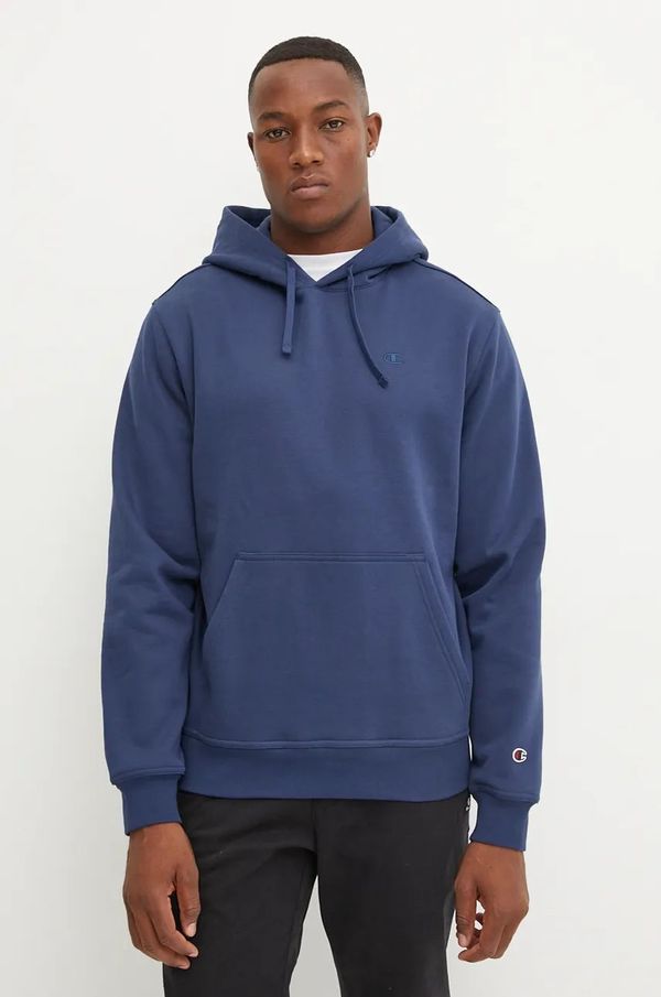 Champion Dukserica Champion za muškarce, boja: tamno plava, s kapuljačom, bez uzorka, 220274