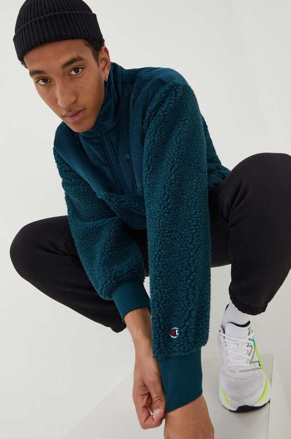 Champion Dukserica Champion za muškarce, boja: zelena, bez uzorka