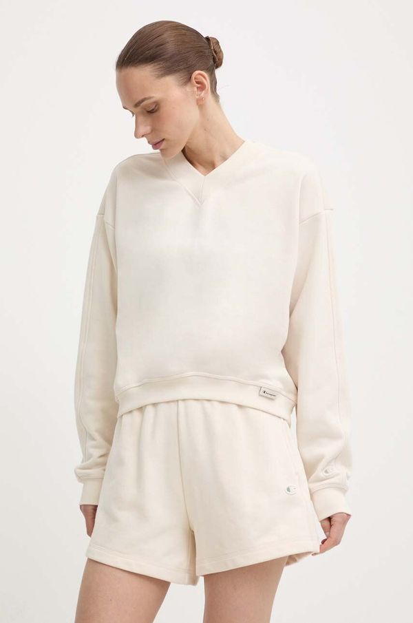 Champion Dukserica Champion za žene, boja: bež, bez uzorka, E10007