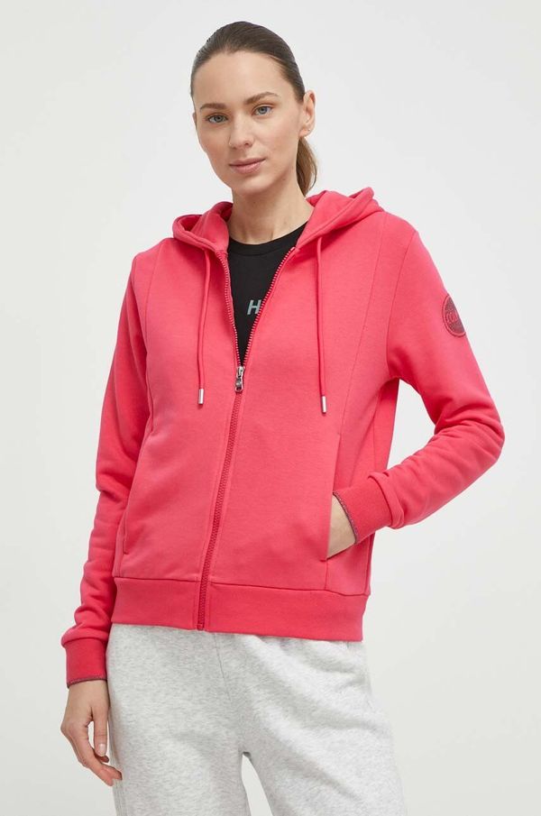 Colmar Dukserica Colmar za žene, boja: ružičasta, s kapuljačom, bez uzorka